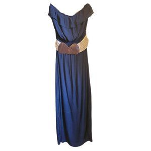 Wet Seal Maxi Dress | Women's Medium | Navy Blue